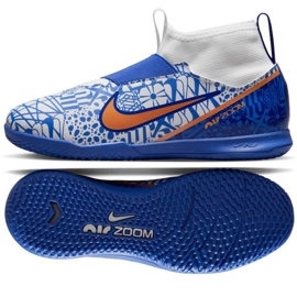 Nike Mercurial Zoom Superfly 9 Academy CR7 Ic Jr DQ5328 182 jalkapallokengät sininen sininen