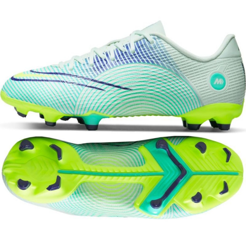 Jalkapallokengät Nike Mercurial Vapor 14 Academy Mds FG/MG Jr CV0813 375 monivärinen sininen