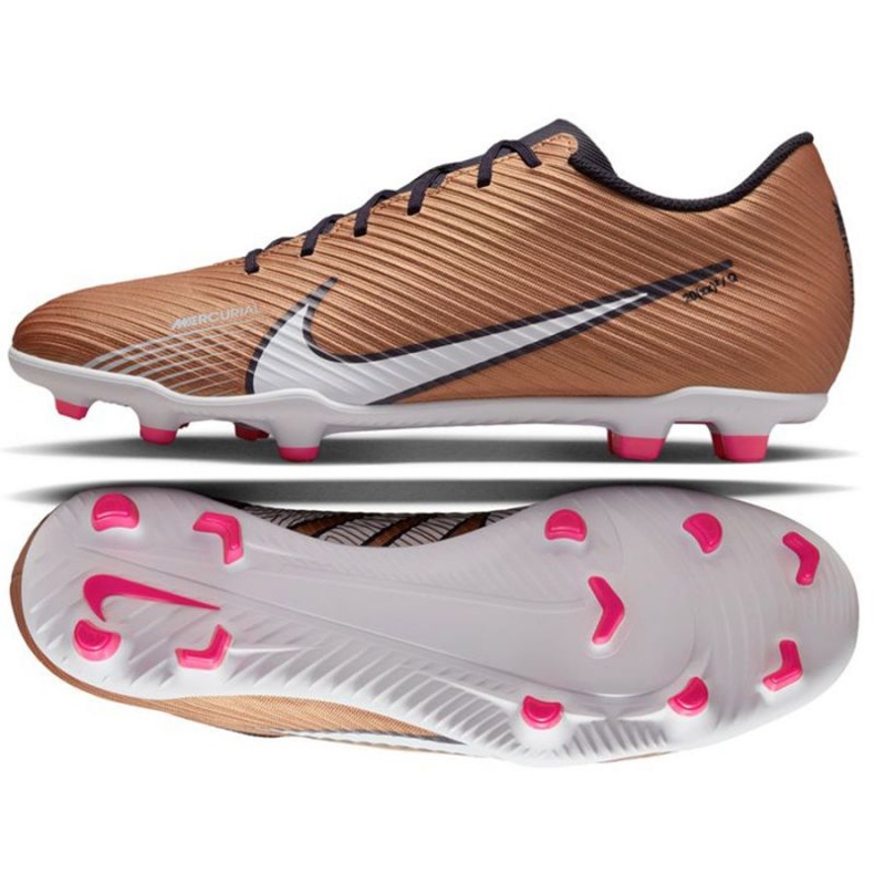 Nike Mercurial Vapor 15 Club Mg M DR5953 810 jalkapallokengät ruskea beigejä ja ruskeita