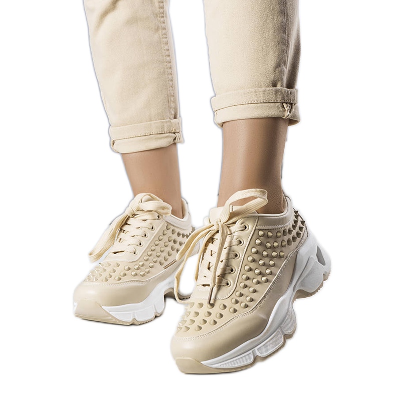 BM Suzeta naisten beige-lenkkarit