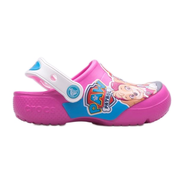 Slides Crocs Fun Lab Paw Patrol Clog Jr 206276-6QQ vaaleanpunainen monivärinen