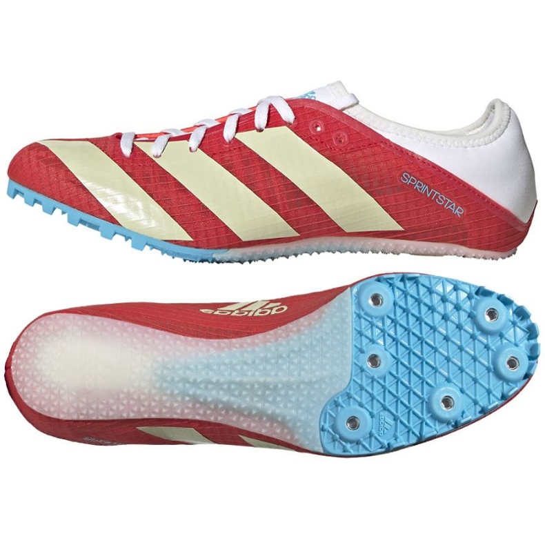 Piikkikengät Adidas Sprintstar GY3537 punainen
