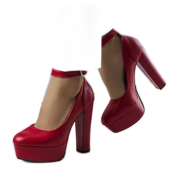 PA1 Adelan punaiset korkokengät punainen