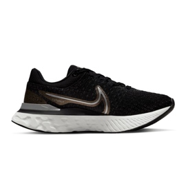 Nike React Infinity Run Flyknit 3 DD3024-009 juoksukengät musta Nike React Infinity Run Flyknit 3 DD3024-009 juoksukengät musta
