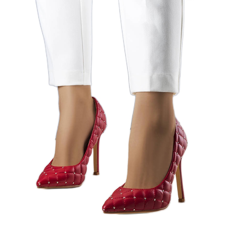 Daytonin punaiset tikatut korkokengät punainen