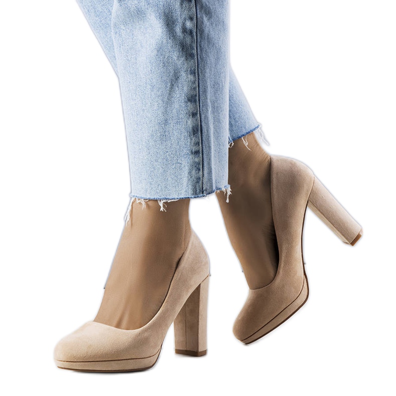 Leonardin beige-stiletto-pumput