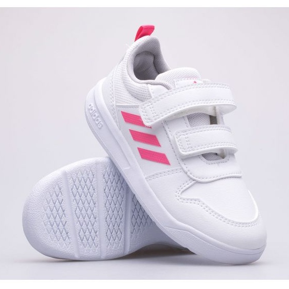 Adidas Tensaur I Jr S24059 kengät valkoinen vaaleanpunainen