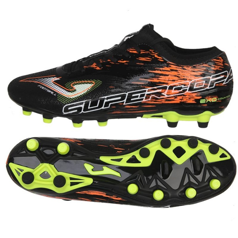 Joma Super Copa 2301 Fg M SUPS2301FG jalkapallokengät musta musta