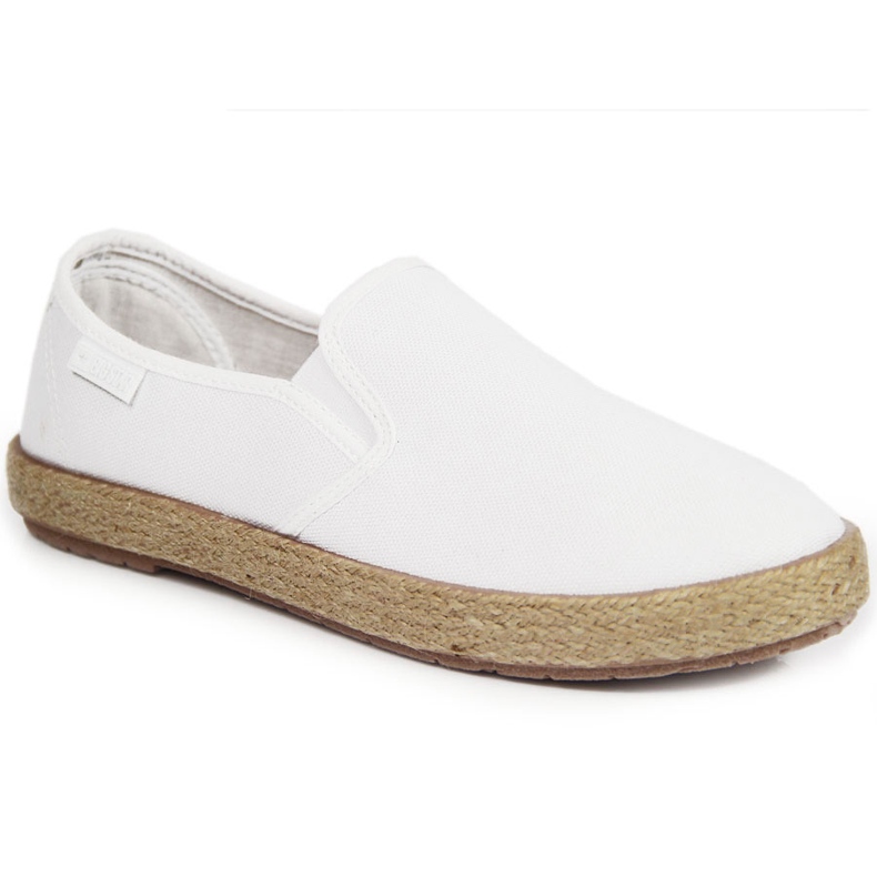 Naisten espadrillit, valkoiset Big Star DD274015 valkoinen