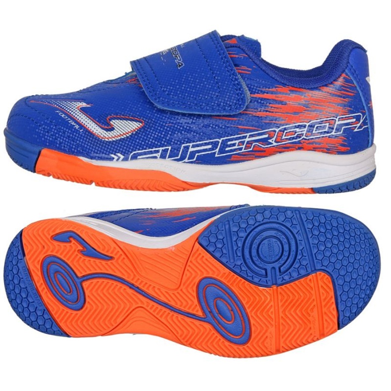 Joma Super Copa 2305 SCJS2305INV jalkapallokengissä sininen sininen