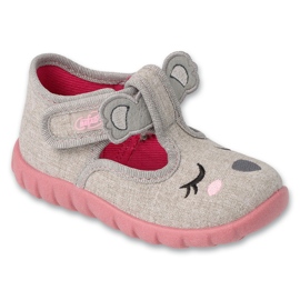 Befado lasten kengät 632P003 vaaleanpunainen harmaa