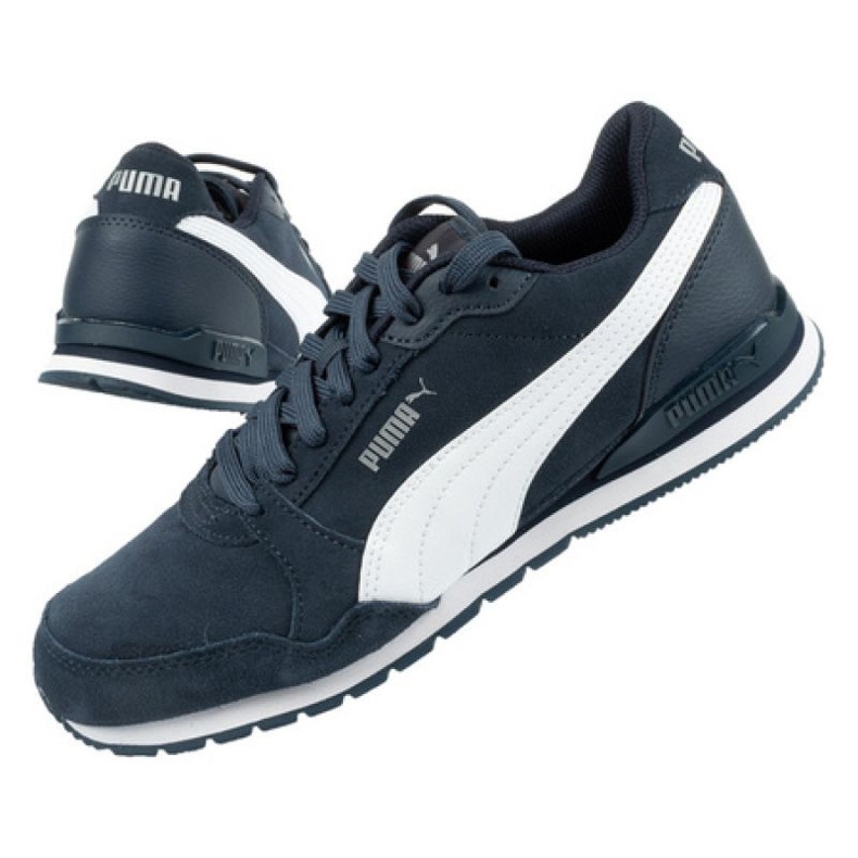 Puma St Runner v3 Sd M 387646 03 urheilukengät laivastonsininen
