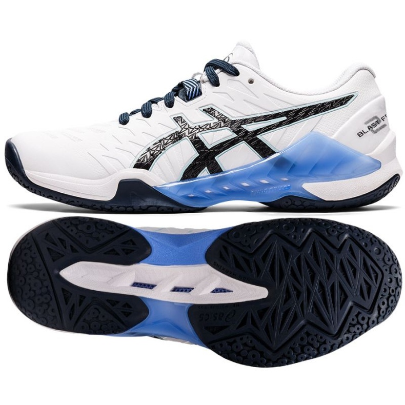 Asics Blast Ff 2 W 1072A046 103 käsipallokengät valkoinen valkoinen