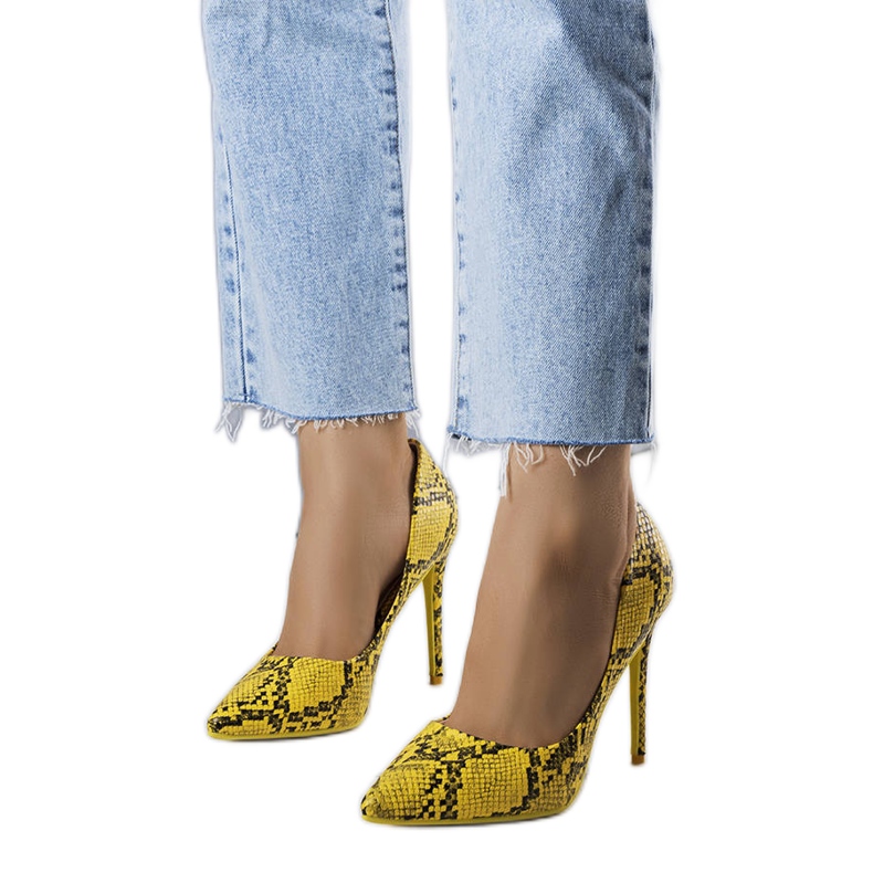 BM Jasiah keltaiset korkokengät keltainen