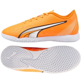 Puma Ultra Play It 107237 01 jalkapallokengät oranssi appelsiinit ja punaiset