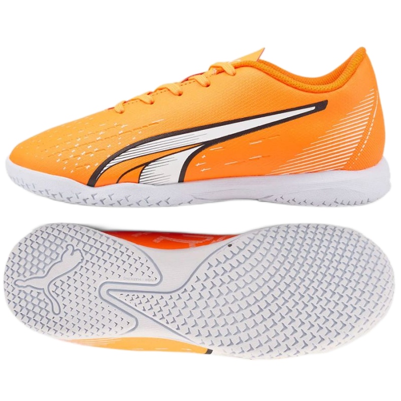 Puma Ultra Play It 107237 01 jalkapallokengät oranssi appelsiinit ja punaiset