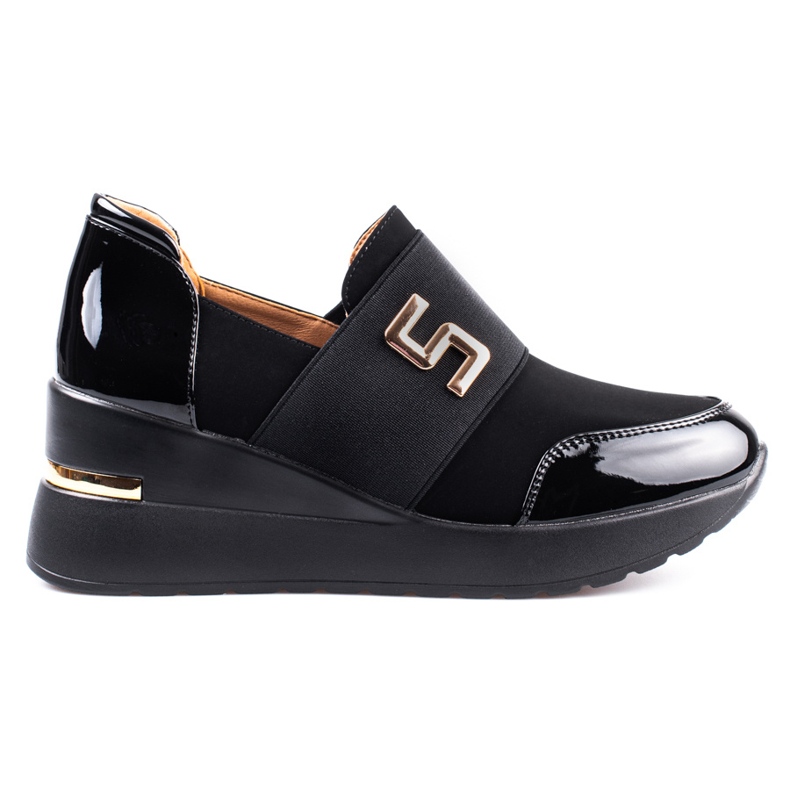 Naisten Shelovet mustat wedge-lenkkarit