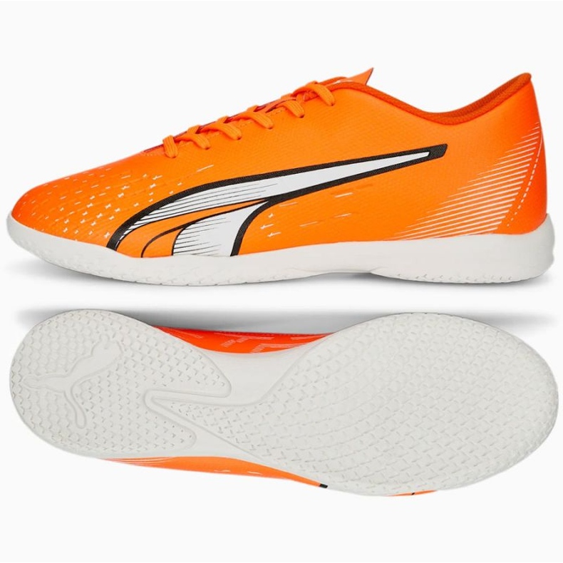 Puma Ultra Play It 107227 01 jalkapallokengät oranssi appelsiinit ja punaiset