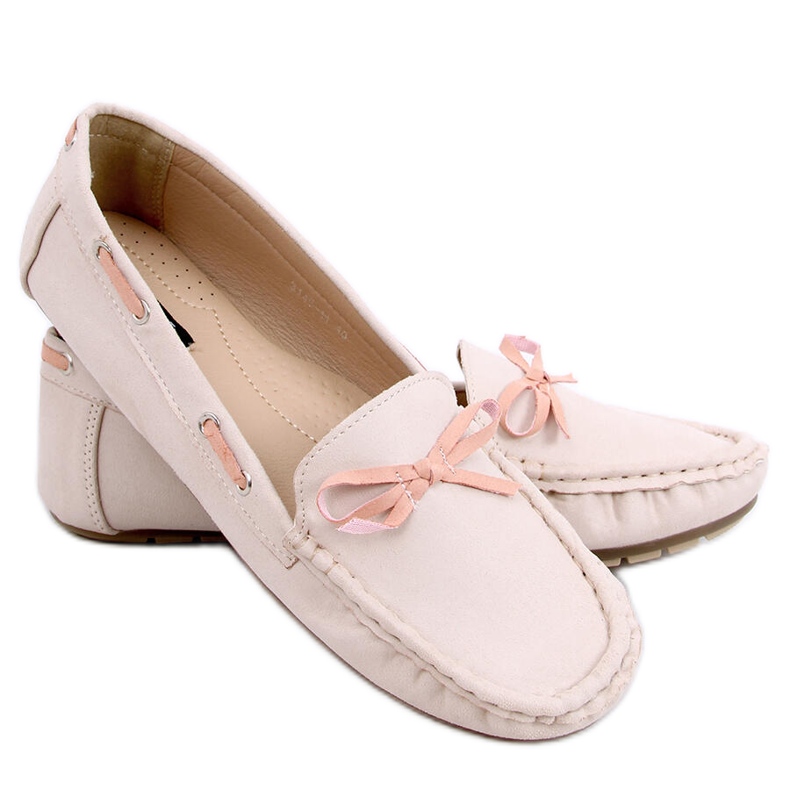 Naisten klassiset Kamila Beige -loaferit