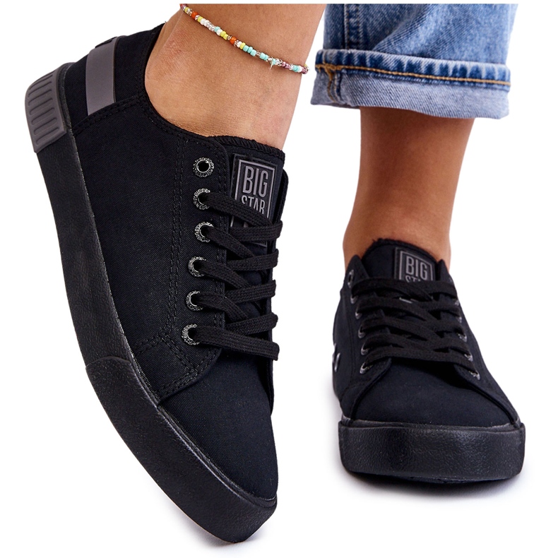 Naisten matalat tennarit Big Star LL274038 musta