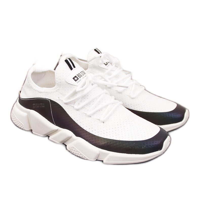 Naisten urheilukengät bensiinivalkoinen Big Star FF274A052