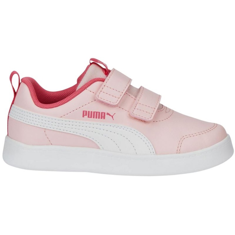 Puma Courtflex v2 V Ps -kengät 371543 25 vaaleanpunainen