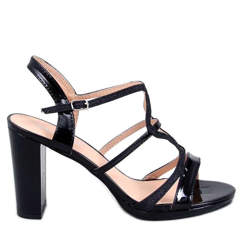 PA1 Inma Black korkokengät sandaalit musta