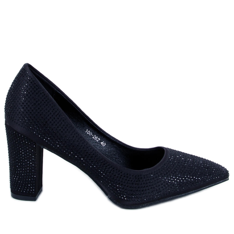 BM Marisa Black helmillä varustetut korkokengät musta