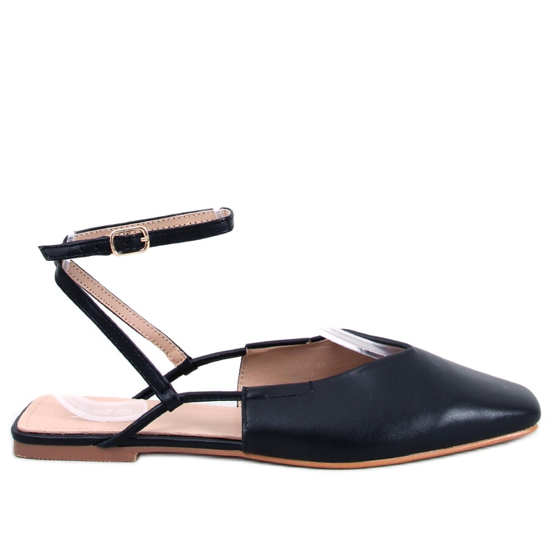 BM Gianna Blackin avokorkoiset balettit musta