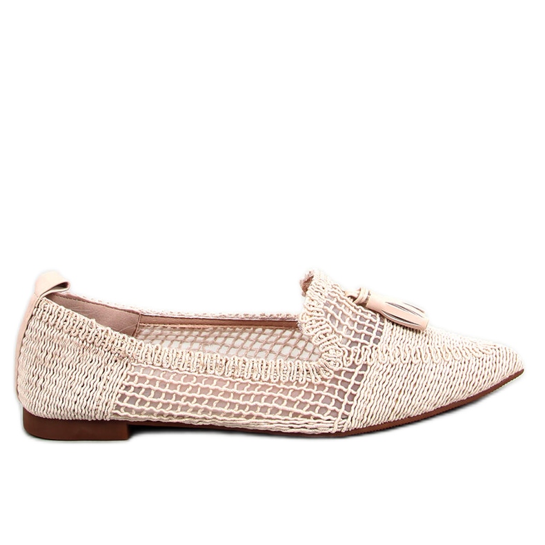 BM Monti Beige harjakattoiset balerinat