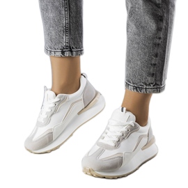 BM Harmaat lenkkarit Ada-alustalla beige