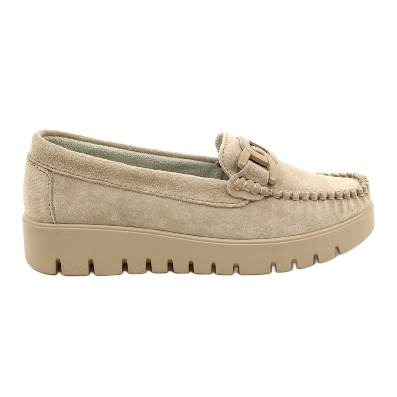 Nahkaiset mokasiinit Filippo DP3334/23 BE beige