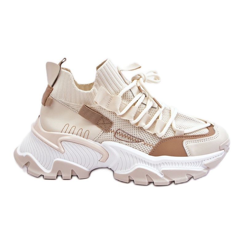 Naisten sukkalenkkarit beige Keaton