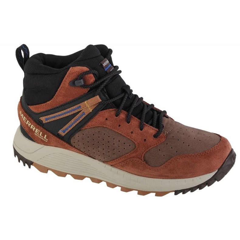Merrell Wildwood Sneaker Mid Wp M J067299 kengät ruskea