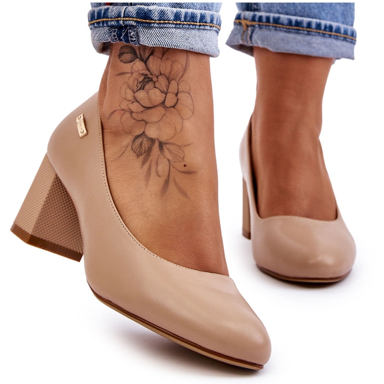 Pumput kantapäässä Sergio Leone PB178 Beige