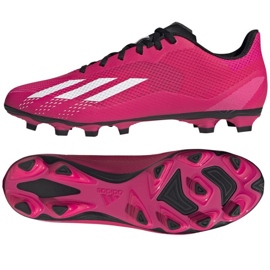 Adidas X Speedportal.4 FxG GZ2461 kengät vaaleanpunainen ruusuja ja violetteja