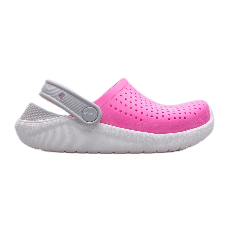 Puukengät CROCS Literide Clog Kids 205964-6QR vaaleanpunainen
