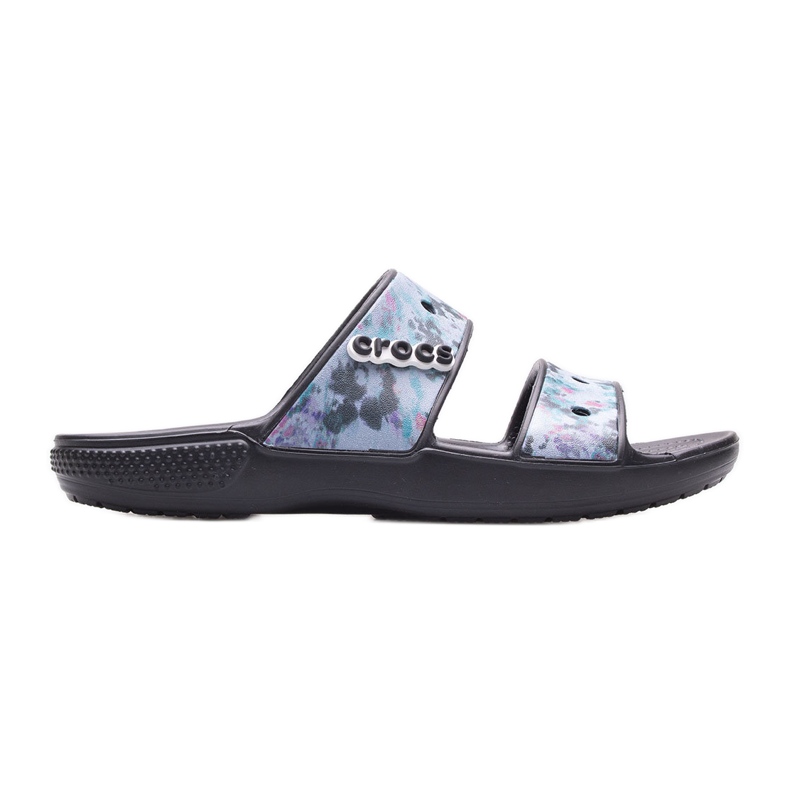 Naisten tossut CROCS Classic Tie Dye Graphic 207283-988 musta monivärinen