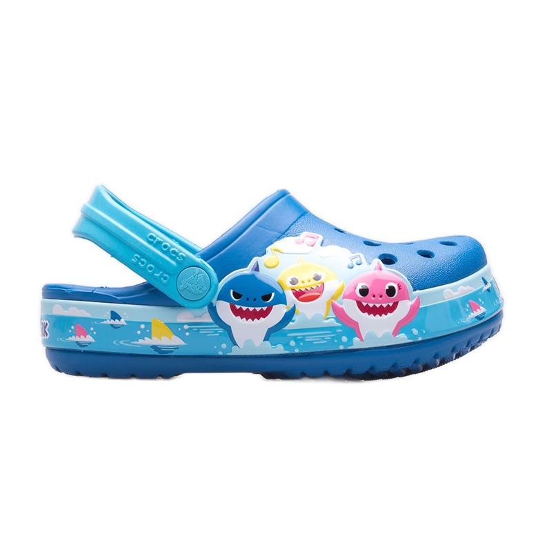 Lasten puukengät CROCS Fl Babyshark Band Clog T 207066-4JL sininen