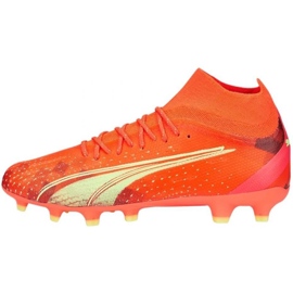 Puma Ultra Pro FG/AG M 106931 03 jalkapallokengät oranssi appelsiinit ja punaiset