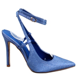 BM Bonnie vaaleansiniset helmikorkokengät sininen