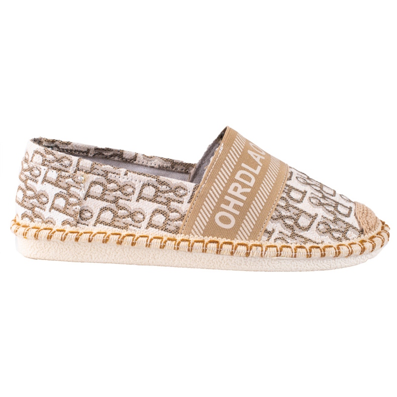 Naisten Shelovet beige -kuviolliset espadrillit