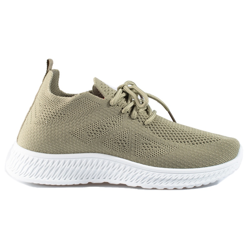 Shelovet vihreä tekstiili urheilukengät