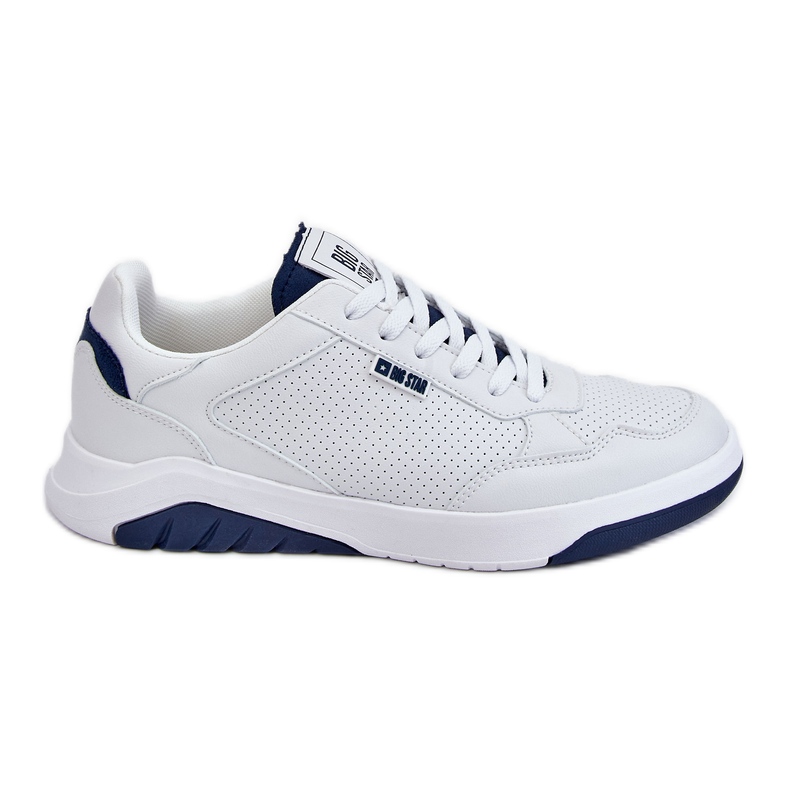 Miesten Memory Foam Big Star -urheilukengät JJ174318 Valkoinen