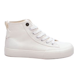Naisten Big Star Fabric High Top tennarit LL274445 Valkoinen