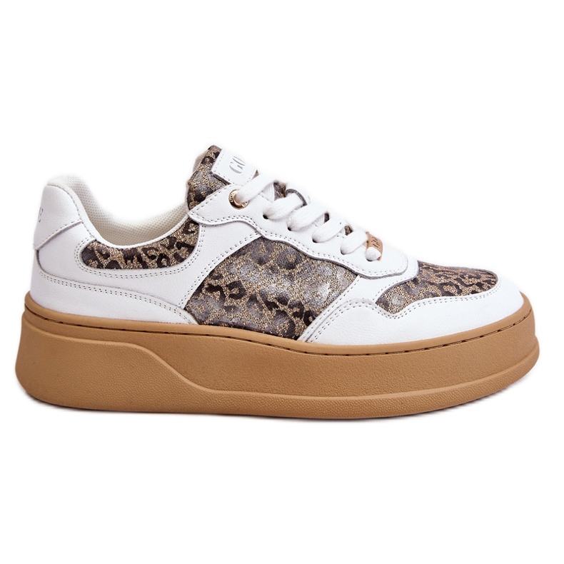 Naisten mukavat urheilukengät GOE LL2N4052 valkoinen-beige