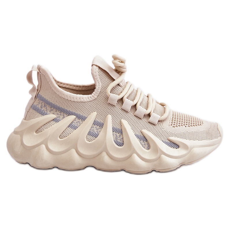 PG1 Naisten muodikkaat sukkalenkkarit beige Daxo