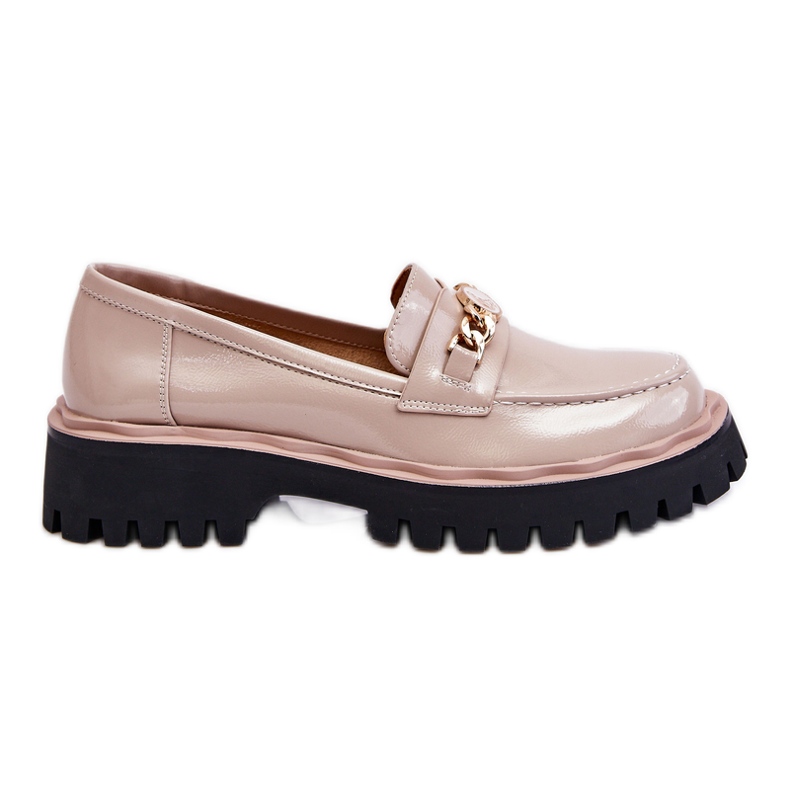S.Barski Lakattu alusta Loafers Beige Ronin