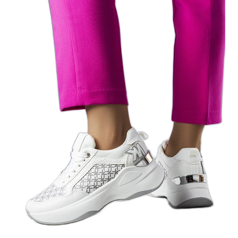 Margie monogrammilliset valkoiset lenkkarit valkoinen