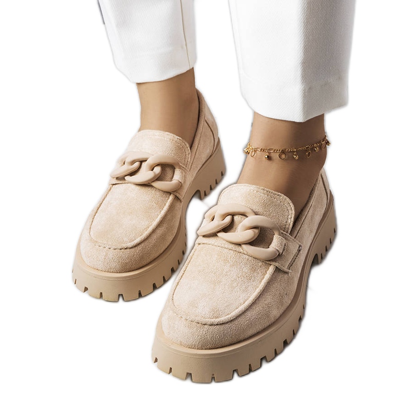 PA1 Beige lordit koristeltu Arpin-ketjulla